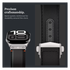 Spigen Classic Fit - Apple Watch 1-10/SE/Ultra Bandje - 49/46/45/44/42MM - Zwart afbeelding 7