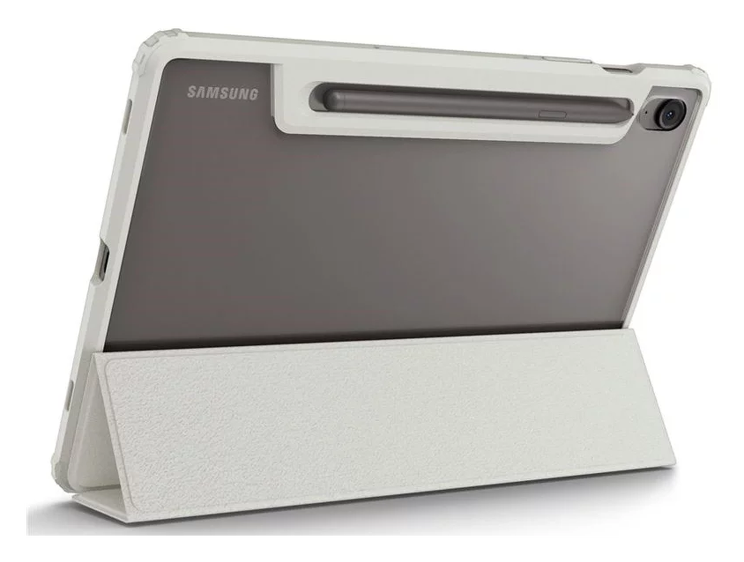 Spigen Ultra Hybrid Pro Samsung Galaxy Tab S10 FE Hoes Grijs afbeelding 7