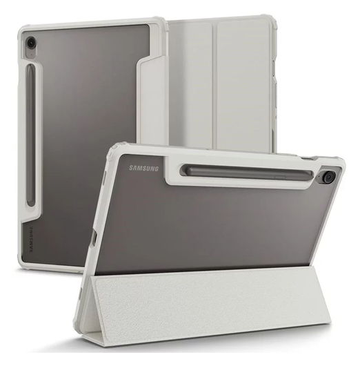 Spigen Ultra Hybrid Pro Samsung Galaxy Tab S10 FE Hoes Grijs afbeelding 1