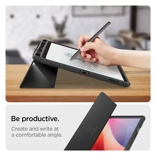 Spigen Ultra Hybrid Pro Samsung Galaxy Tab S10 FE / S9 Hoes Book Case Zwart afbeelding 5