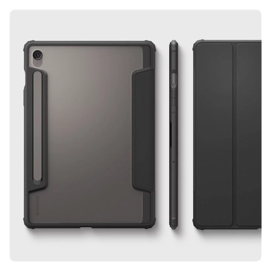 Spigen Ultra Hybrid Pro Samsung Galaxy Tab S10 FE / S9 Hoes Book Case Zwart afbeelding 8