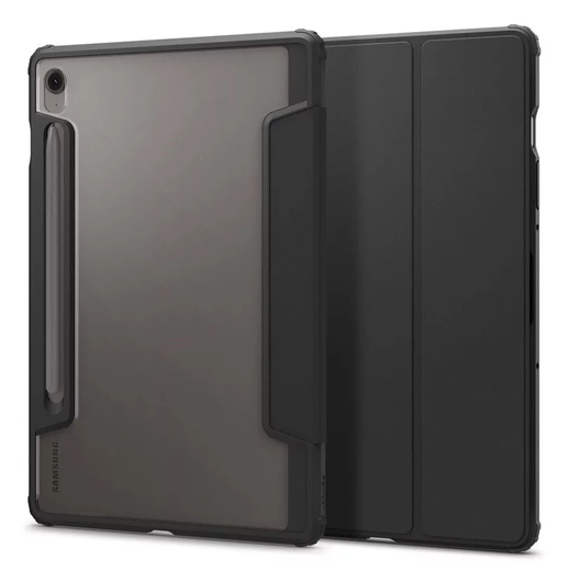 Spigen Ultra Hybrid Pro Samsung Galaxy Tab S10 FE / S9 Hoes Book Case Zwart afbeelding 9
