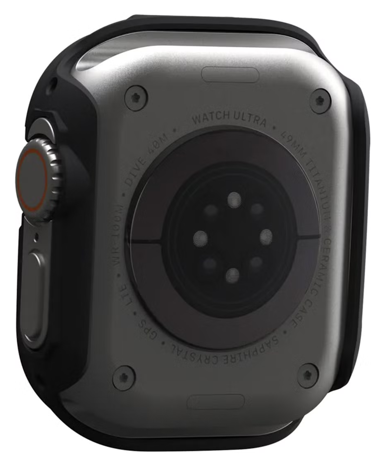 UAG Scout - Apple Watch Ultra 3/2/1 Hoesje - Bumper Case Zwart afbeelding 4