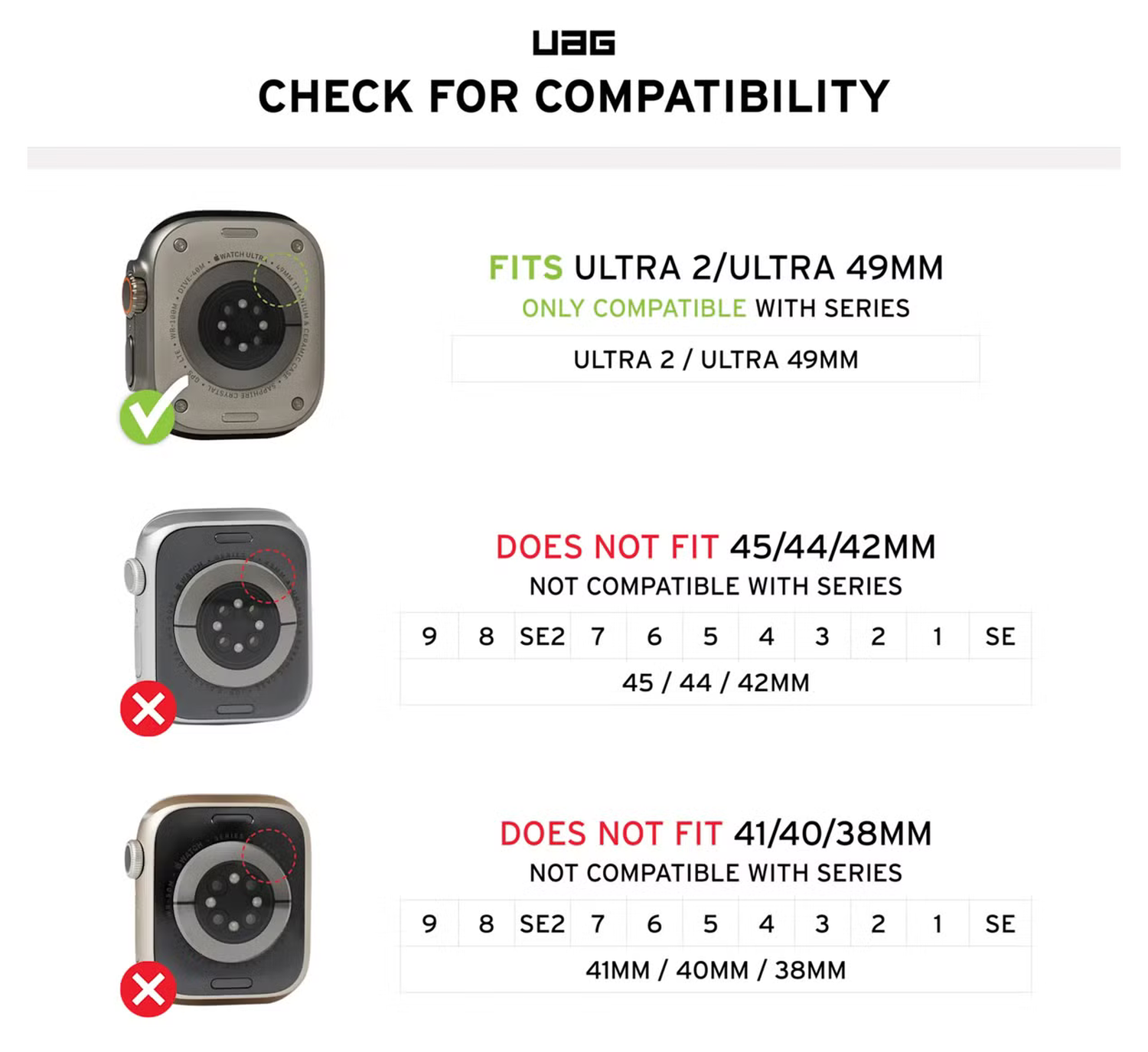 UAG Scout - Apple Watch Ultra 3/2/1 Hoesje - Bumper Case Zwart afbeelding 6