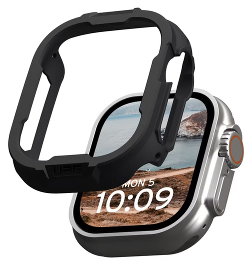 UAG Scout - Apple Watch Ultra 3/2/1 Hoesje - Bumper Case Zwart afbeelding 1