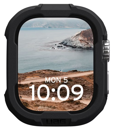 UAG Scout - Apple Watch Ultra 3/2/1 Hoesje - Bumper Case Zwart afbeelding 3