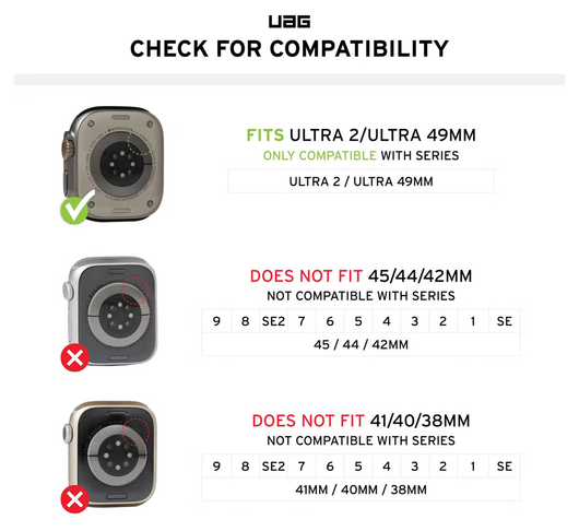UAG Scout - Apple Watch Ultra 3/2/1 Hoesje - Bumper Case Zwart afbeelding 6
