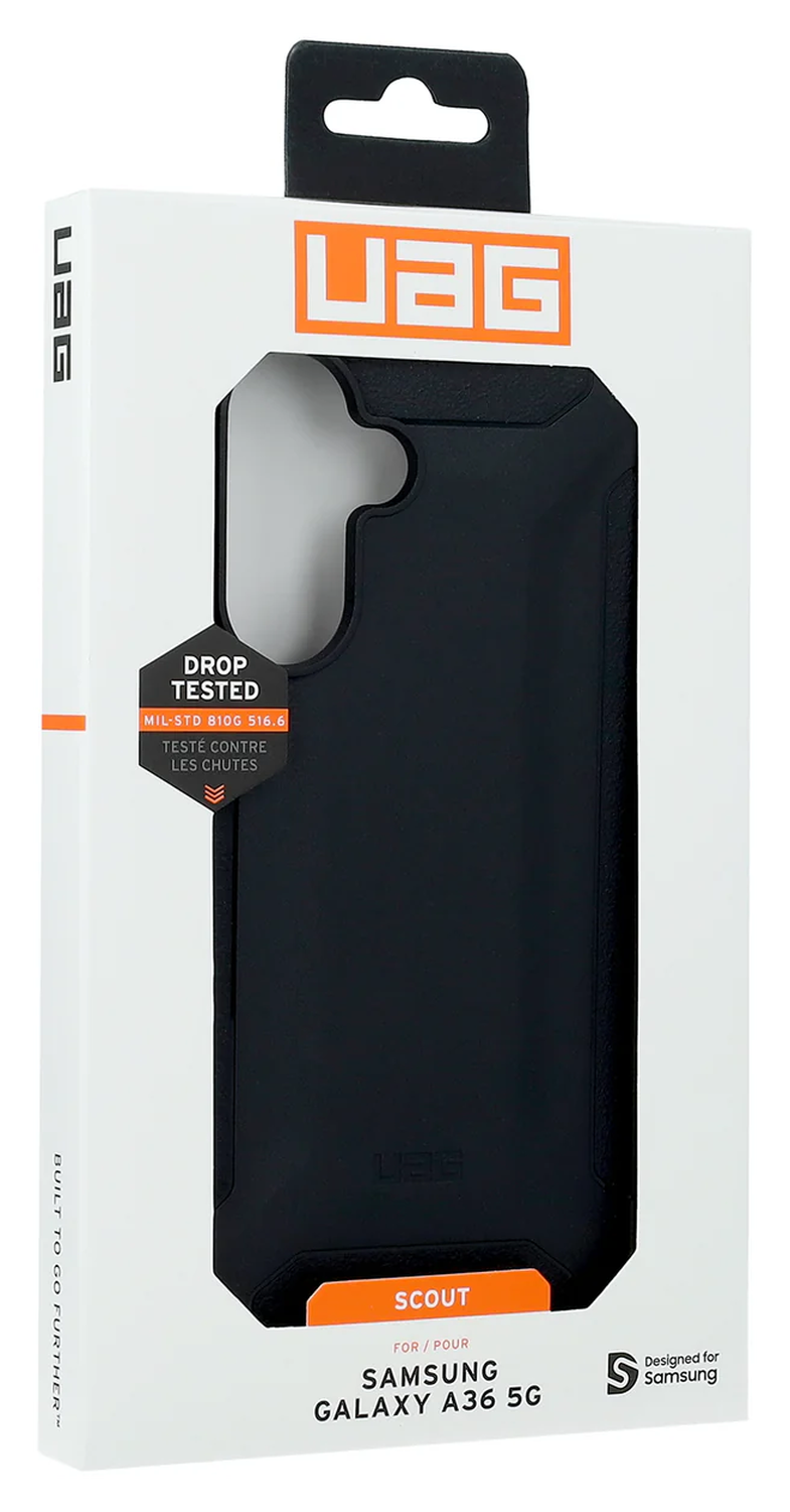 Urban Armor Gear Scout Samsung Galaxy A36 Hoesje Back Cover Zwart afbeelding 10