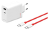 Originele OnePlus SuperVOOC GaN Oplader 120W + USB-C Kabel 1M Wit/Rood afbeelding 1