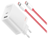 Originele OnePlus SuperVOOC GaN Oplader 120W + USB-C Kabel 1M Wit/Rood afbeelding 2