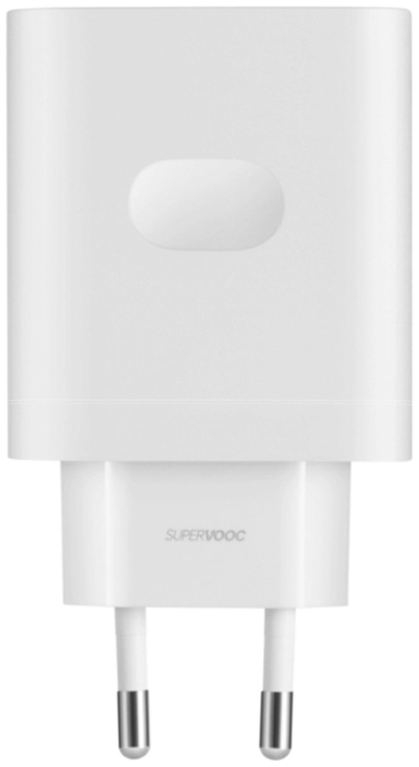 Originele OnePlus SuperVOOC USB‑A Snellader 100W + USB-A naar USB-C Kabel 1M Wit afbeelding 2