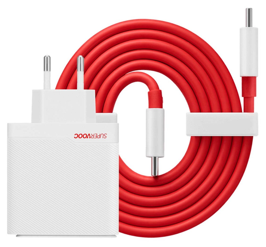 Originele OnePlus SuperVOOC USB‑A Snellader 100W + USB-A naar USB-C Kabel 1M Wit afbeelding 7