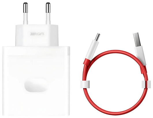 Originele OnePlus SuperVOOC USB‑A Snellader 100W + USB-A naar USB-C Kabel 1M Wit afbeelding 1