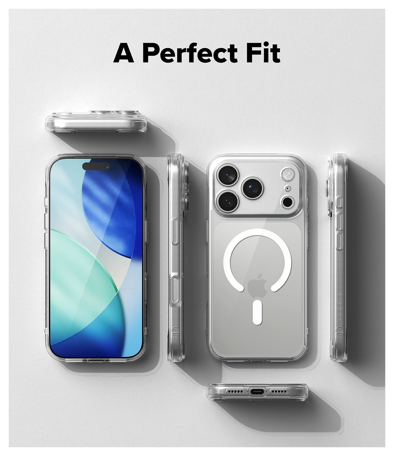 Ringke Fusion Magnetic Apple iPhone 17 Pro Max Hoesje MagSafe Transparant afbeelding 9