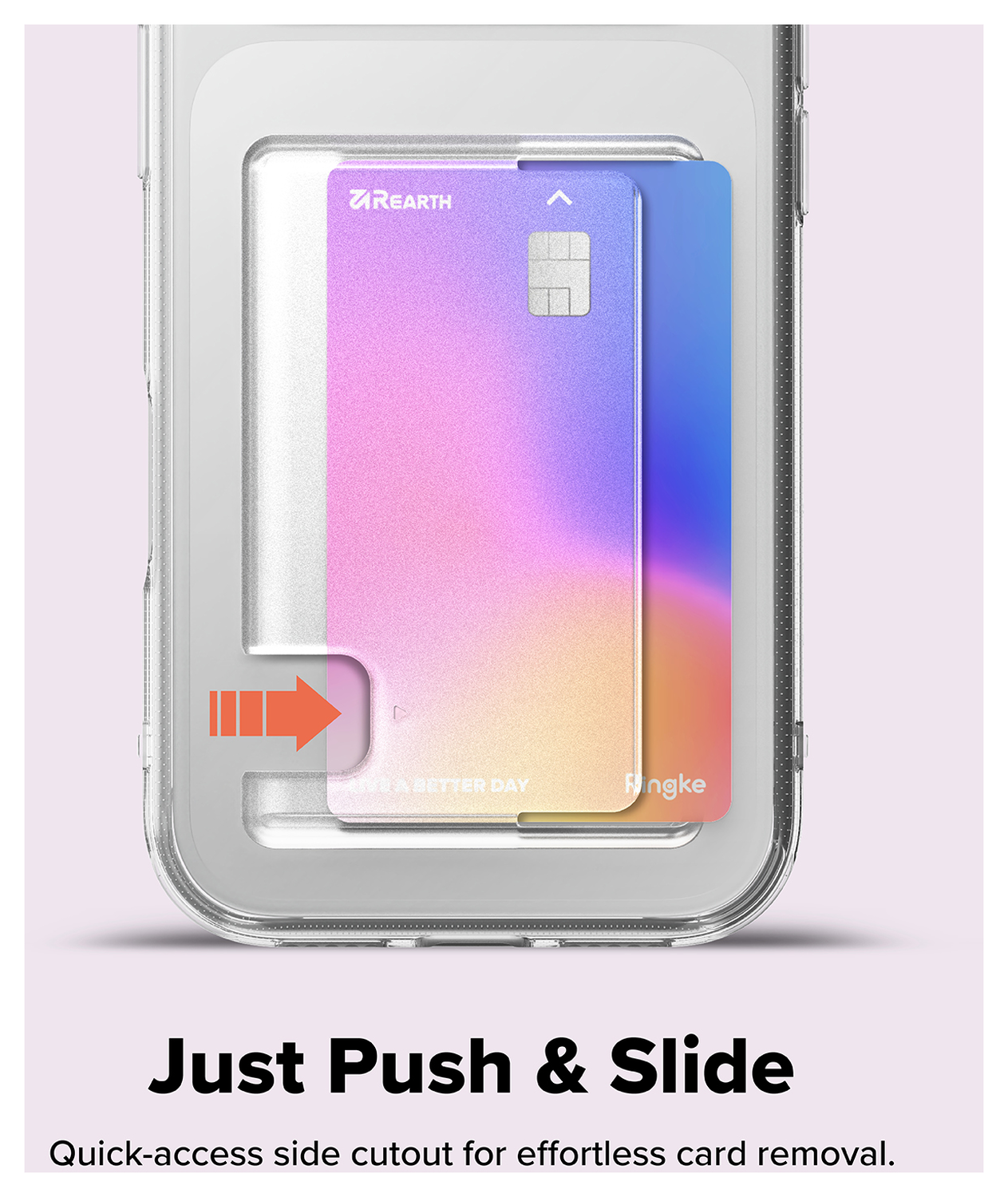 Ringke Fusion Card Apple iPhone 17 Pro Max Hoesje Kaarthouder Transparant afbeelding 4