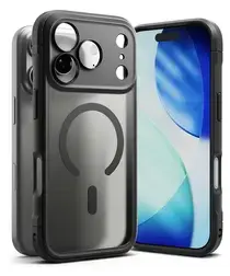 Ringke Fusion Bold Magnetic Apple iPhone 17 Pro Max Hoesje MagSafe Matte Zwart afbeelding