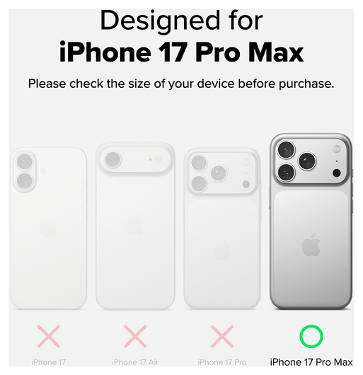 Ringke Fusion Bold Magnetic Apple iPhone 17 Pro Max Hoesje MagSafe Matte Zwart afbeelding 3