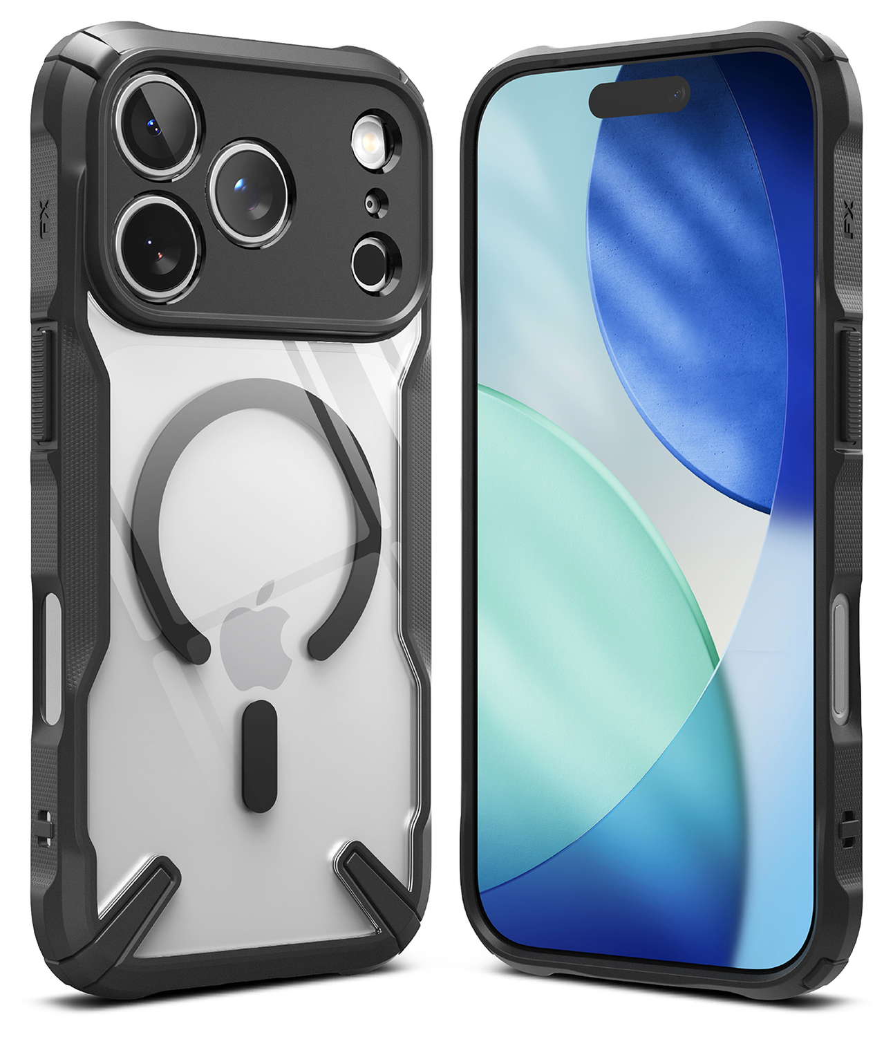 Ringke Fusion X Magnetic Apple iPhone 17 Pro Max Hoesje MagSafe Zwart afbeelding 2