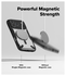 Ringke Fusion X Magnetic Apple iPhone 17 Pro Max Hoesje MagSafe Zwart afbeelding 5