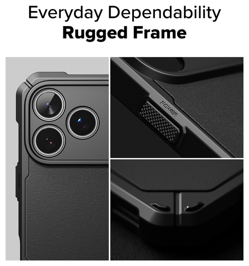 Ringke Rugged Gear Magnetic iPhone 17 Pro Max Hoesje MagSafe Zwart afbeelding 4