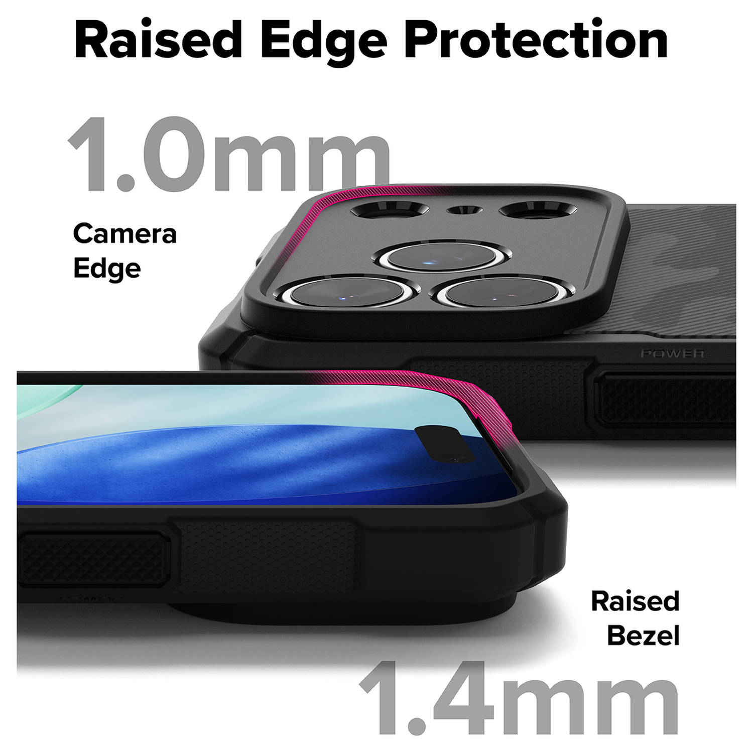 Ringke Rugged Gear Magnetic iPhone 17 Pro Max Hoesje MagSafe Camo Zwart afbeelding 10