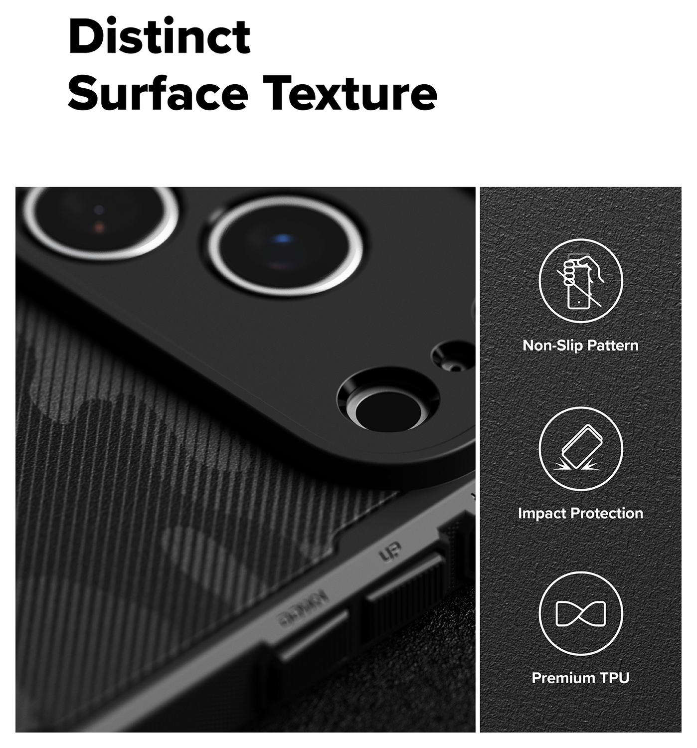 Ringke Rugged Gear Magnetic iPhone 17 Pro Max Hoesje MagSafe Camo Zwart afbeelding 5