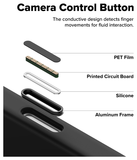 Ringke Silicone Magnetic Apple iPhone 17 Pro Max Hoesje MagSafe Back Cover Zwart afbeelding 5