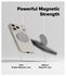 Ringke Silicone Magnetic Apple iPhone 17 Pro Max Hoesje MagSafe Back Cover Beige afbeelding 8