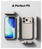 Ringke Silicone Magnetic Apple iPhone 17 Pro Max Hoesje MagSafe Back Cover Beige afbeelding 9
