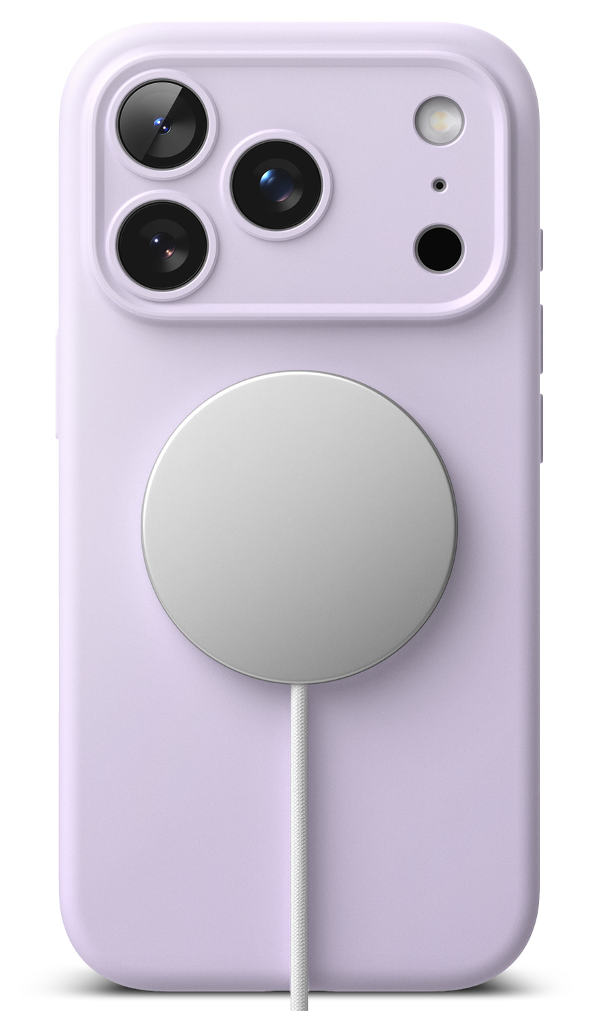 Ringke Silicone Magnetic Apple iPhone 17 Pro Max Hoesje MagSafe Back Cover Paars afbeelding 12