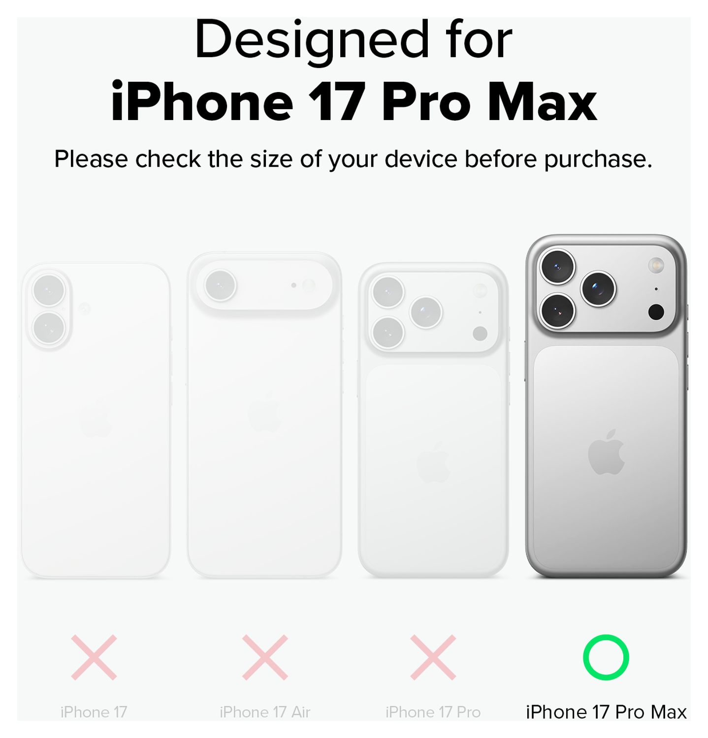 Ringke Silicone Magnetic Apple iPhone 17 Pro Max Hoesje MagSafe Back Cover Paars afbeelding 3