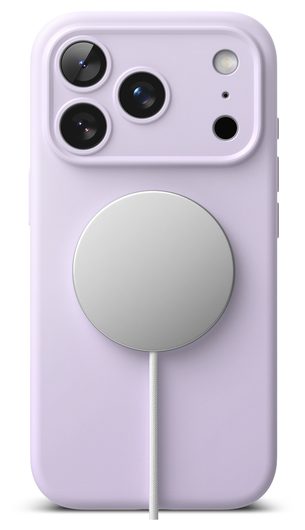 Ringke Silicone Magnetic Apple iPhone 17 Pro Max Hoesje MagSafe Back Cover Paars afbeelding 12
