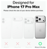 Ringke Silicone Magnetic Apple iPhone 17 Pro Max Hoesje MagSafe Back Cover Paars afbeelding 3