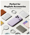 Ringke Silicone Magnetic Apple iPhone 17 Pro Max Hoesje MagSafe Back Cover Paars afbeelding 7