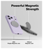 Ringke Silicone Magnetic Apple iPhone 17 Pro Max Hoesje MagSafe Back Cover Paars afbeelding 8