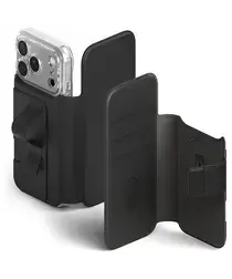 Ringke Folio Grip Wallet Magnetic Apple iPhone 17 Pro Max Hoesje Zwart afbeelding