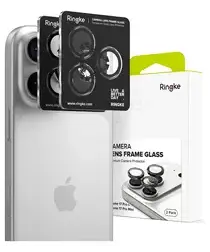 Ringke Frame Glass iPhone 17 Pro / 17 Pro Max Camera Protector (2-Pack) afbeelding