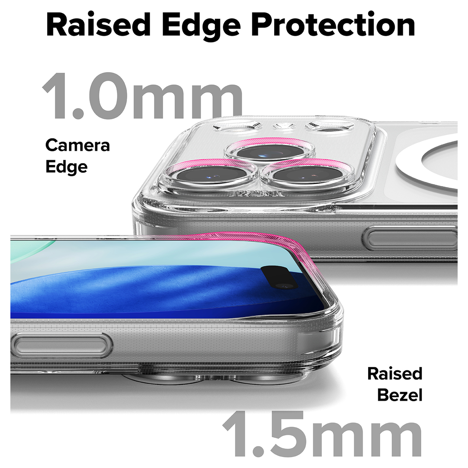Ringke Fusion Magnetic Apple iPhone 17 Pro Hoesje MagSafe Transparant afbeelding 8