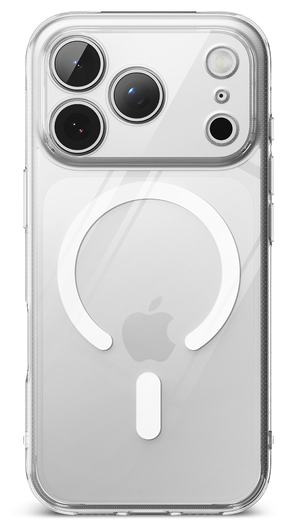 Ringke Fusion Magnetic Apple iPhone 17 Pro Hoesje MagSafe Transparant afbeelding 11