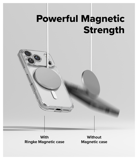 Ringke Fusion Magnetic Apple iPhone 17 Pro Hoesje MagSafe Transparant afbeelding 6