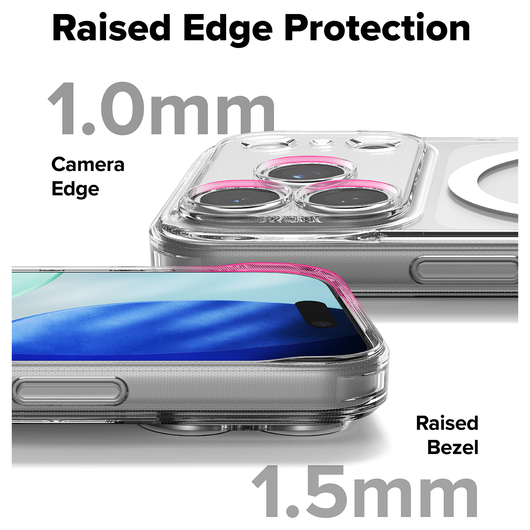 Ringke Fusion Magnetic Apple iPhone 17 Pro Hoesje MagSafe Transparant afbeelding 8