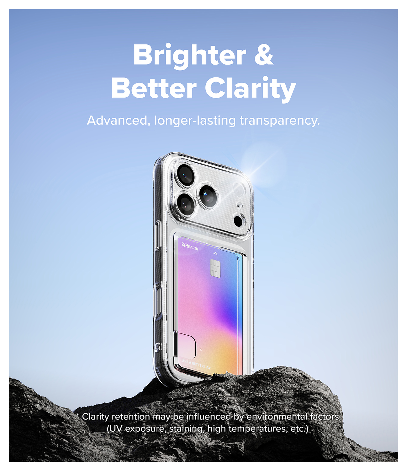Ringke Fusion Card Apple iPhone 17 Pro Hoesje Kaarthouder Transparant afbeelding 5