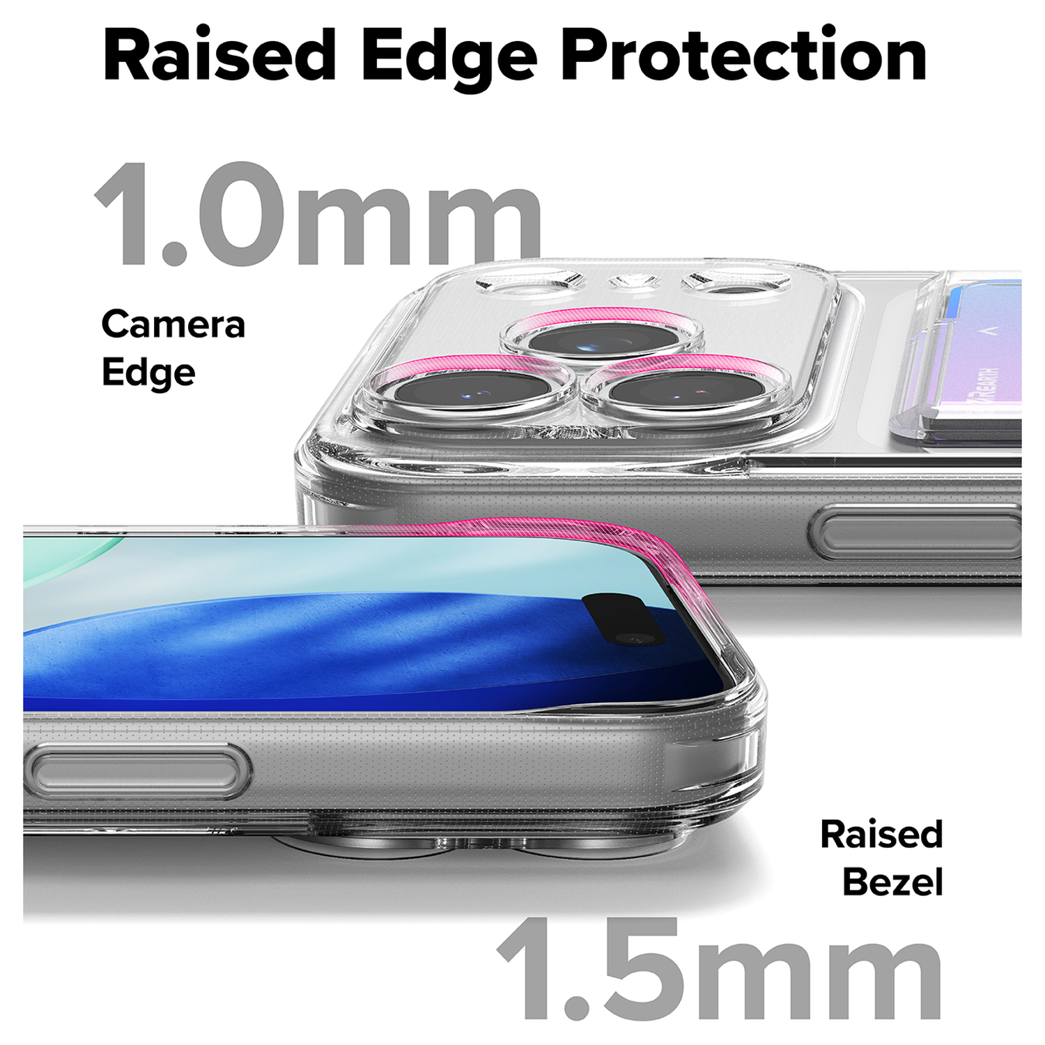 Ringke Fusion Card Apple iPhone 17 Pro Hoesje Kaarthouder Transparant afbeelding 8