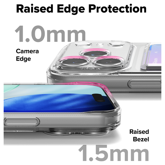 Ringke Fusion Card Apple iPhone 17 Pro Hoesje Kaarthouder Transparant afbeelding 8