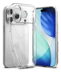 Ringke Air iPhone 17 Pro Hoesje Flexibel TPU Back Cover Transparant afbeelding