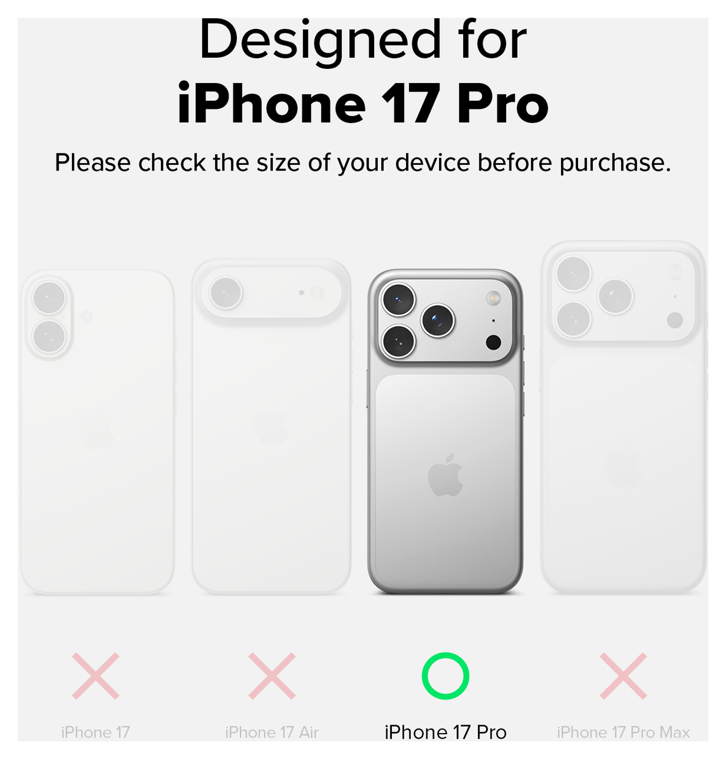 Ringke Air iPhone 17 Pro Hoesje Flexibel TPU Back Cover Transparant afbeelding 3