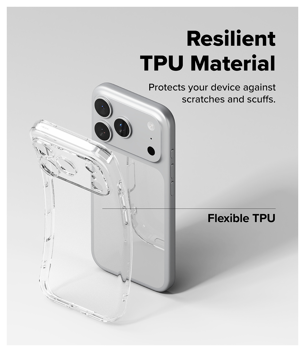 Ringke Air iPhone 17 Pro Hoesje Flexibel TPU Back Cover Transparant afbeelding 6