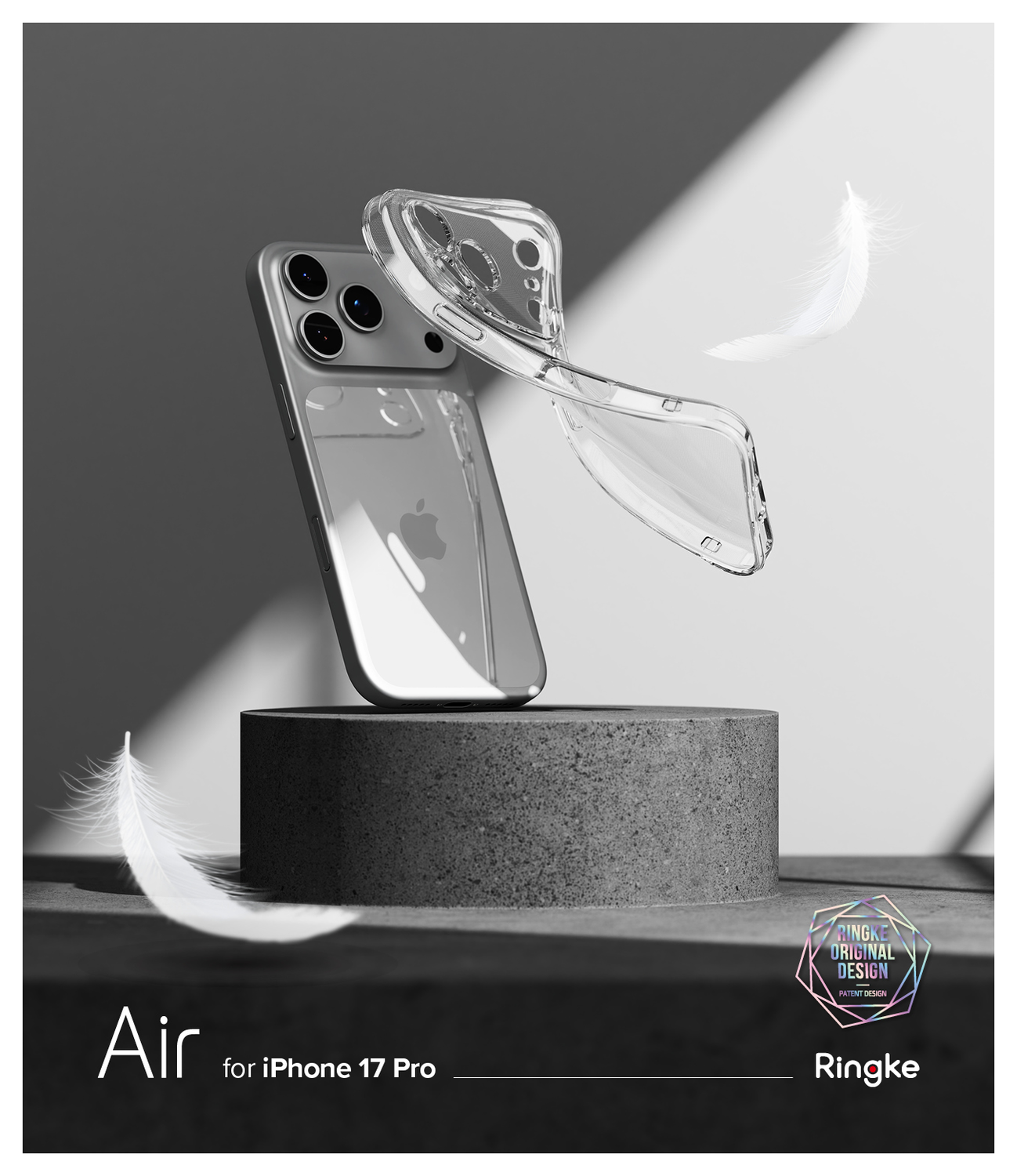 Ringke Air iPhone 17 Pro Hoesje Flexibel TPU Back Cover Transparant afbeelding 9