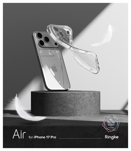 Ringke Air iPhone 17 Pro Hoesje Flexibel TPU Back Cover Transparant afbeelding 9