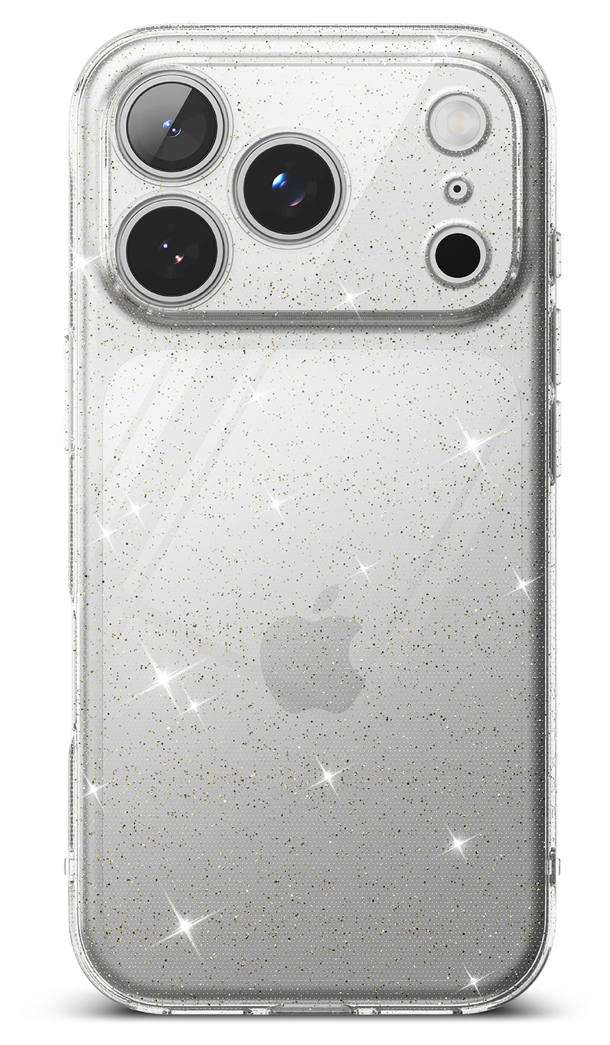 Ringke Air iPhone 17 Pro Hoesje Flexibel TPU Back Cover Glitter Transparant afbeelding 2